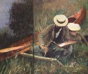 John Singer Sargent, Paul Helleu Sketching with his Wife (mk18)